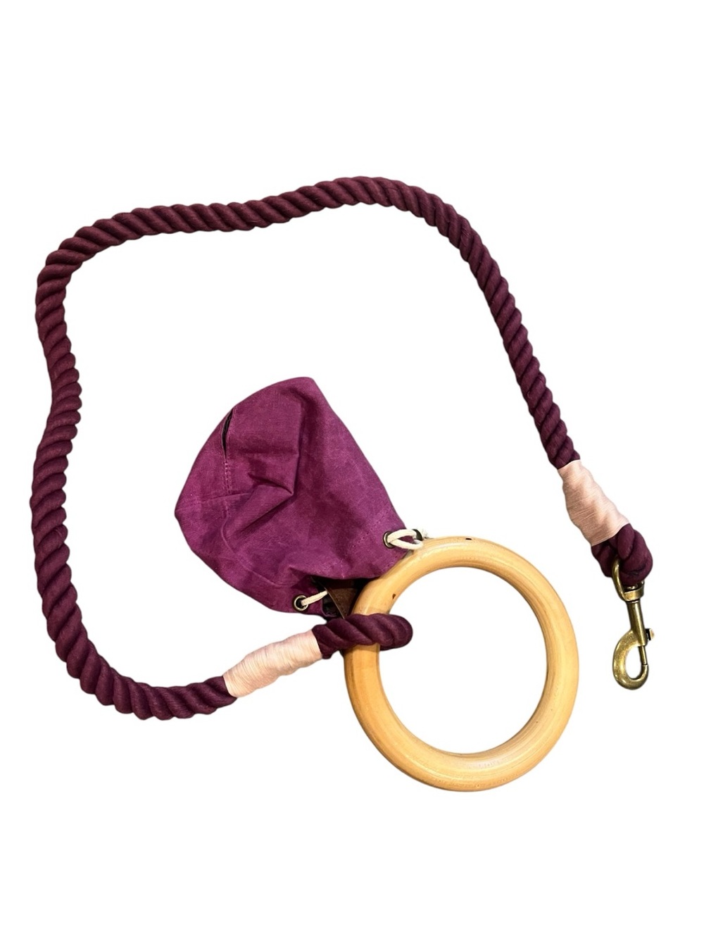 Top Paw Explorer Collar burgundy and pink NWOT